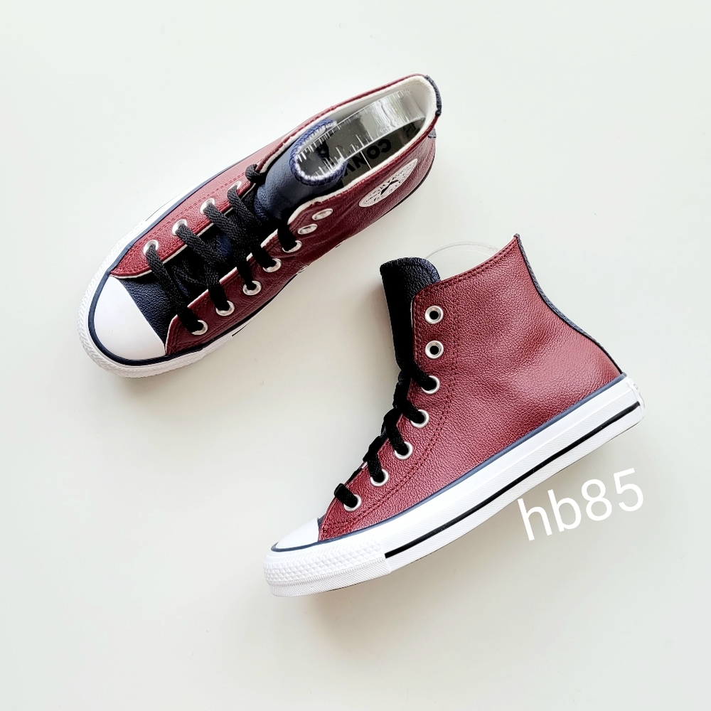 Converse Chuck Taylor All Star HI Team Red Obsidian White Men's 4 Women's 6 - Picture 2 of 6